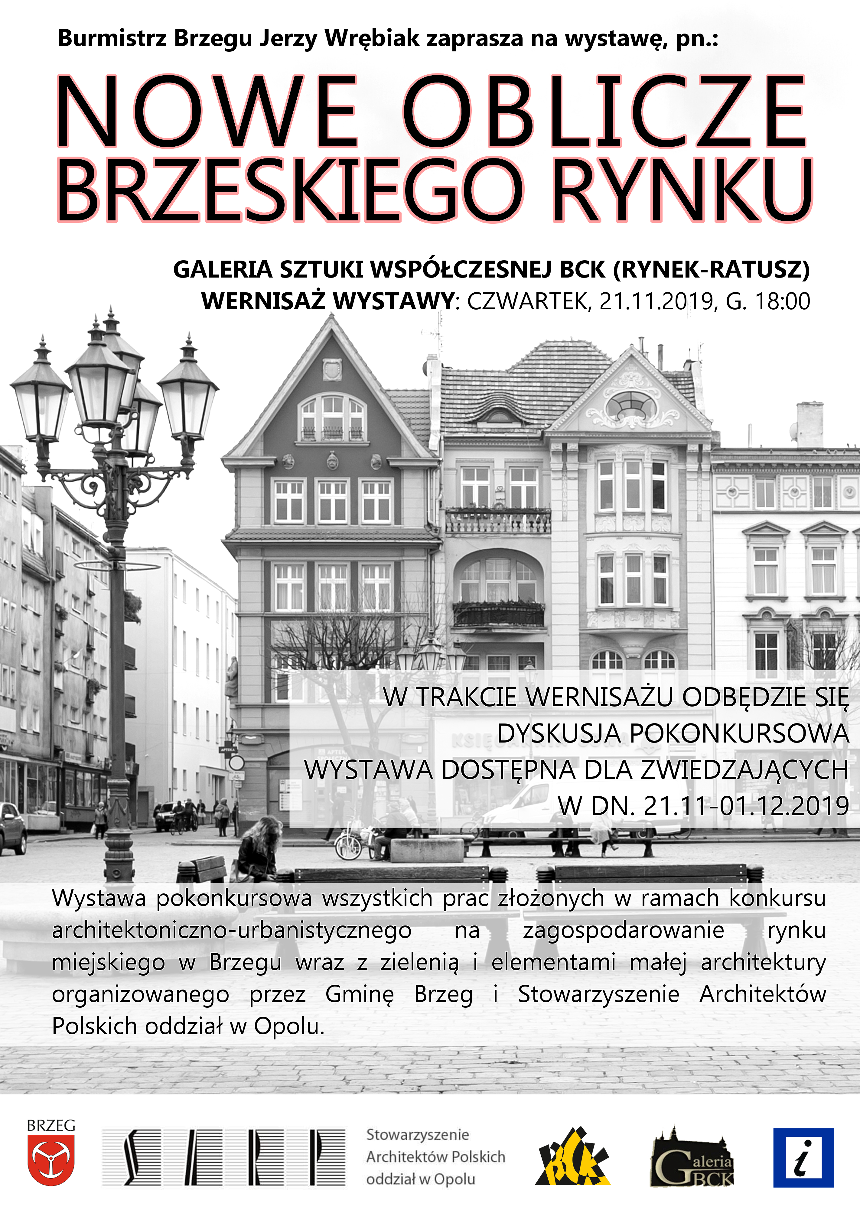 nowe oblicze brzeskiego rynku projekt plakat